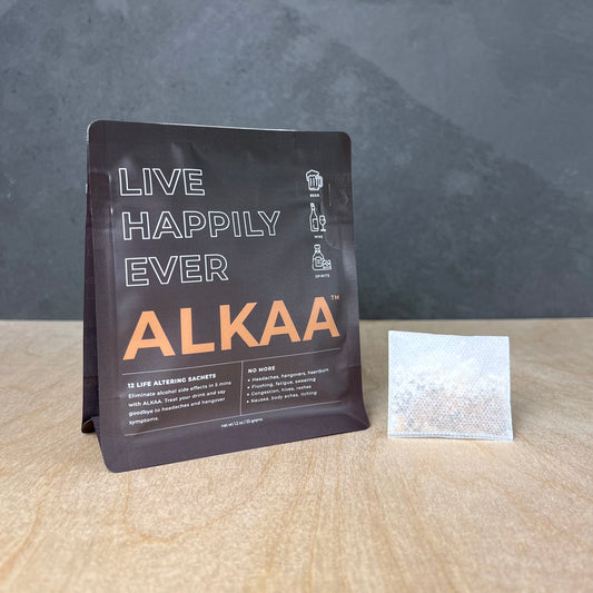 ALKAA Regular Sachets: "Wine Filter" For ANY Alcohol (Resealable Pouch)