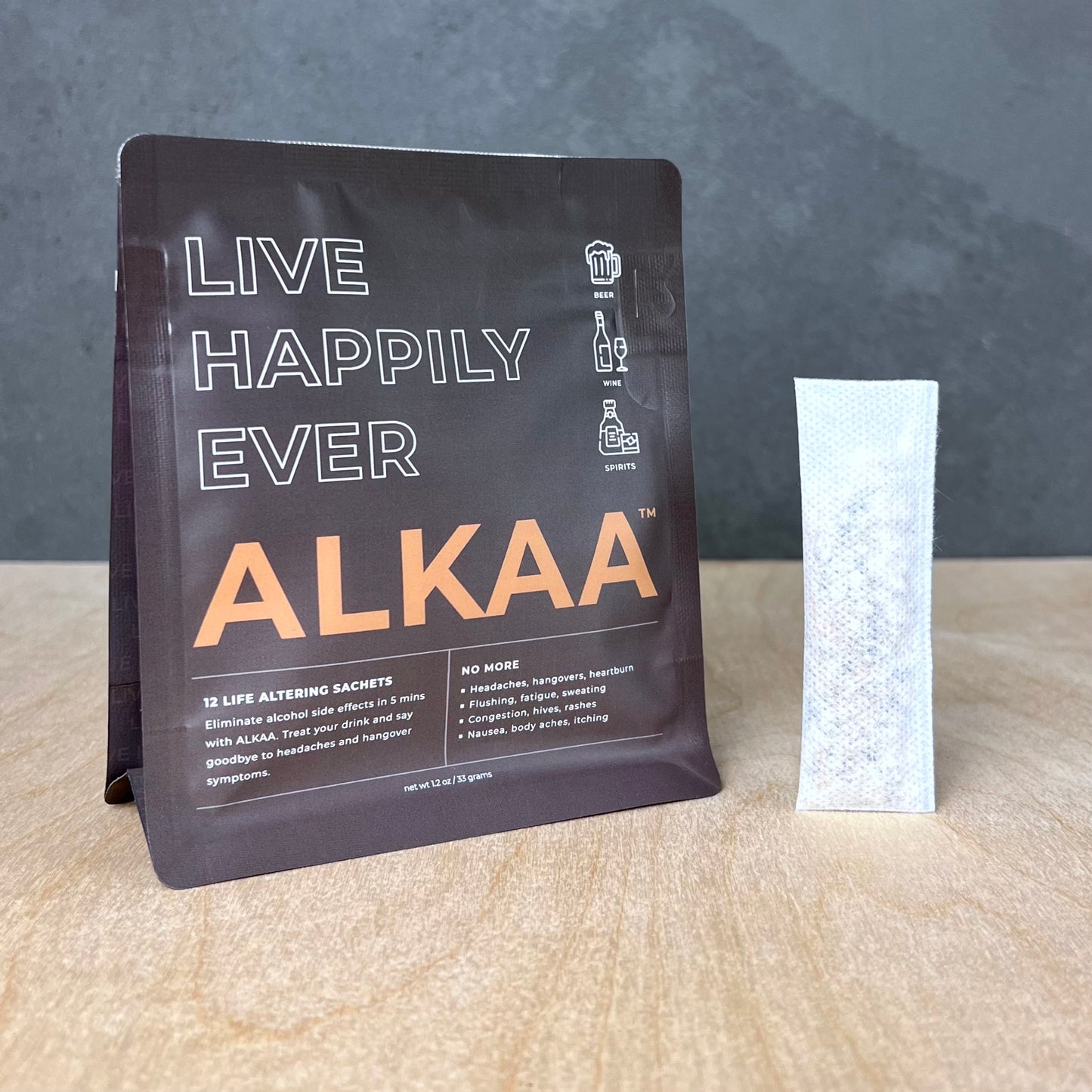ALKAA Skinny Sachets - For Beer Bottles and Cans (Resealable Pouches)