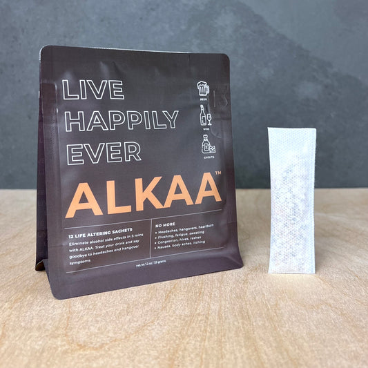 ALKAA Skinny Sachets - For Beer Bottles and Cans (Resealable Pouch)