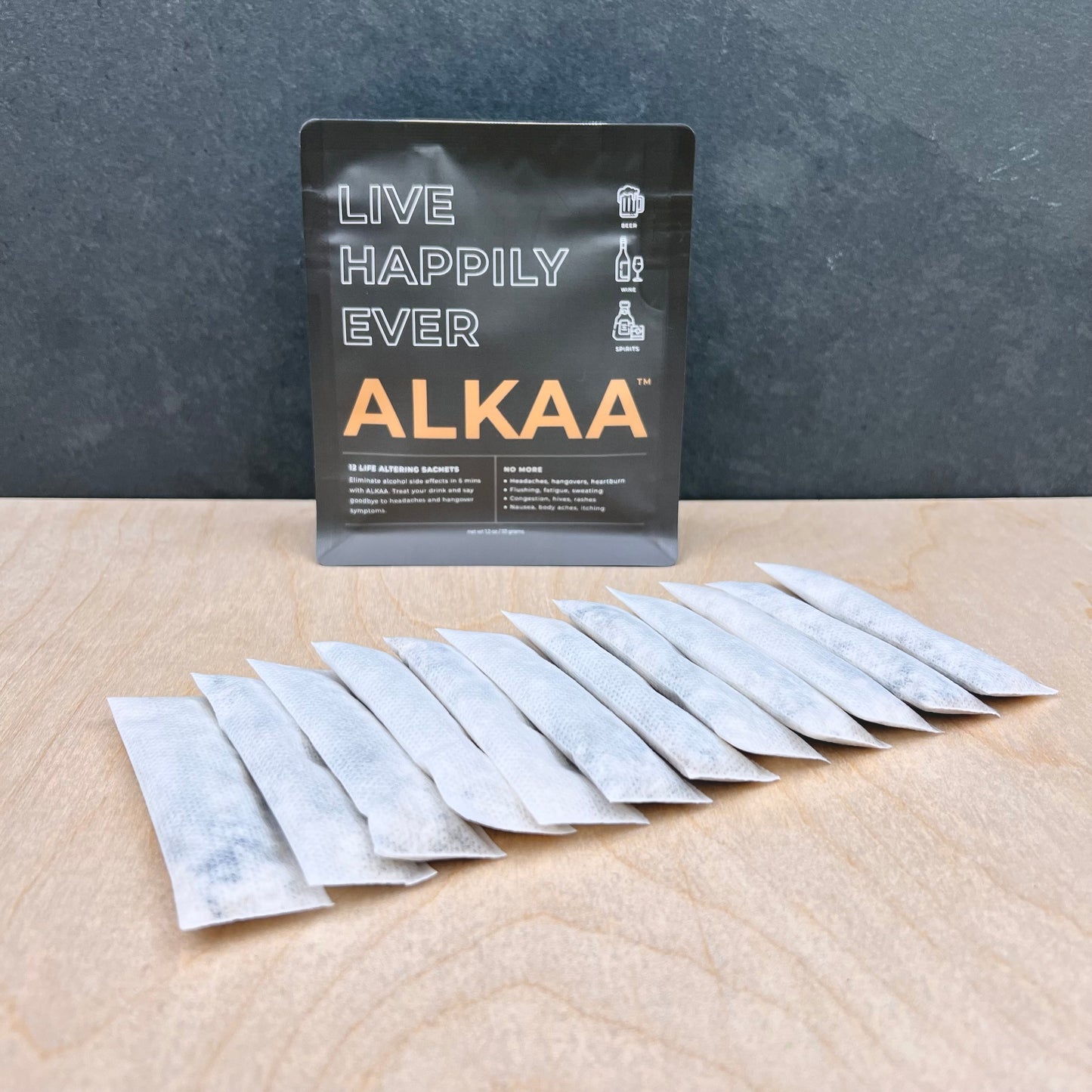 ALKAA Skinny Sachets - For Beer Bottles and Cans (Resealable Pouches)