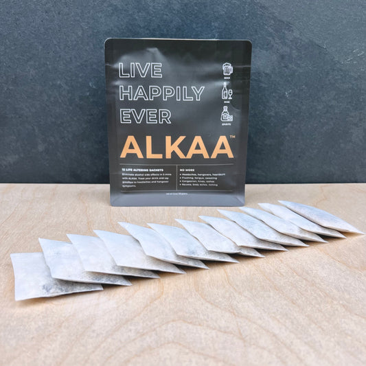ALKAA Regular Sachets: "Wine Filter" For ANY Alcohol (Resealable Pouch)