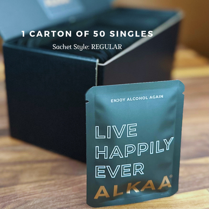 ALKAA Singles | Box of 50 Regular Sachets