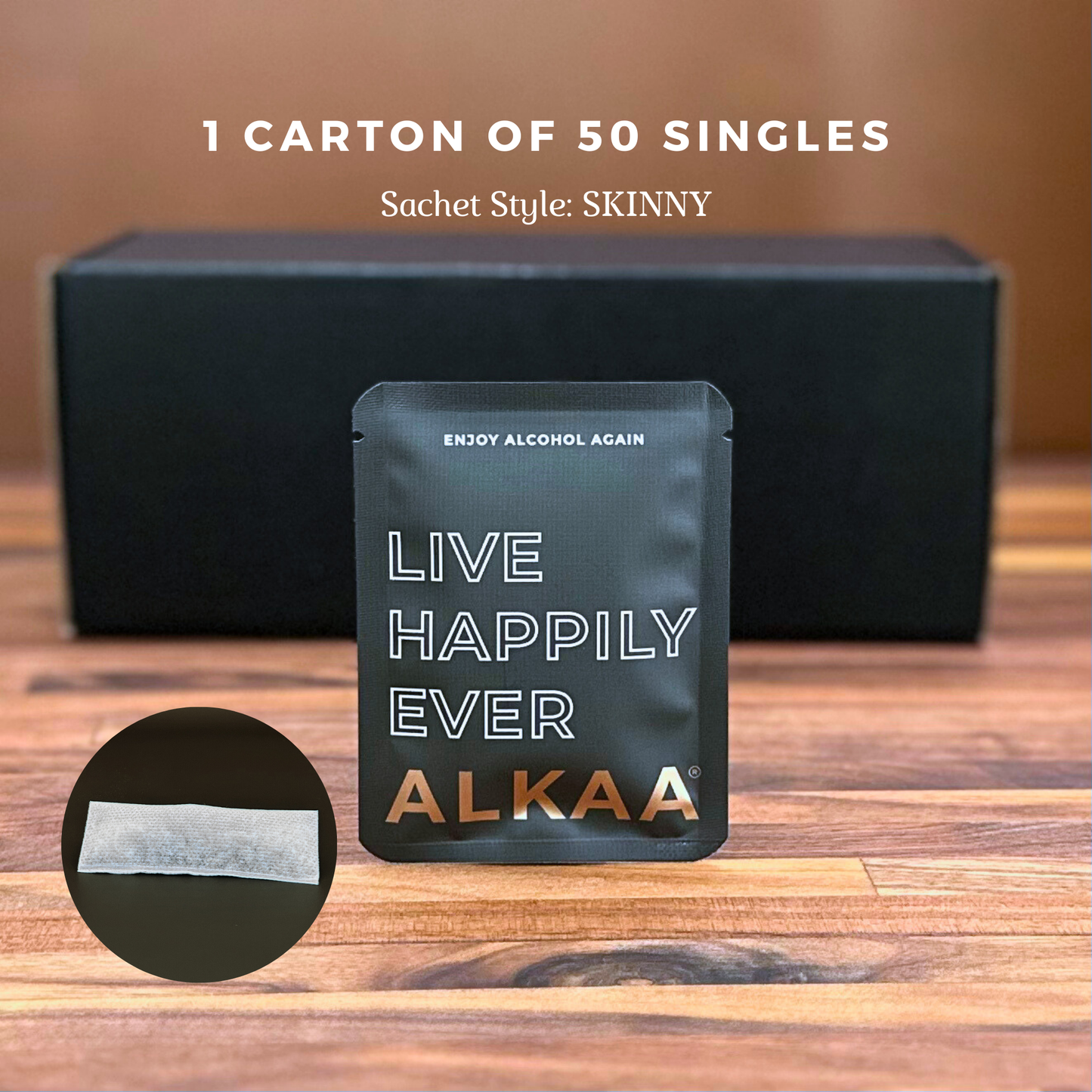 ALKAA Skinny Singles | Carton of 50