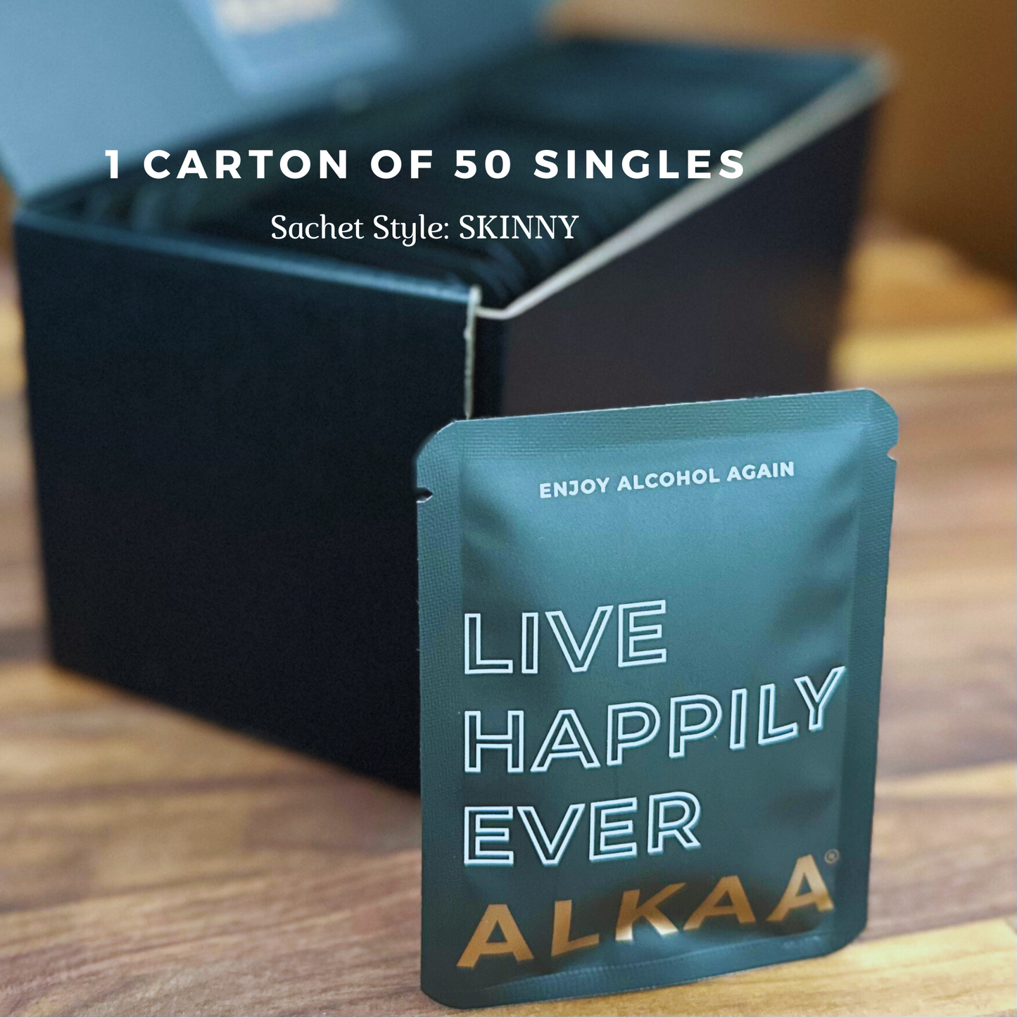 ALKAA Skinny Singles | Carton of 50