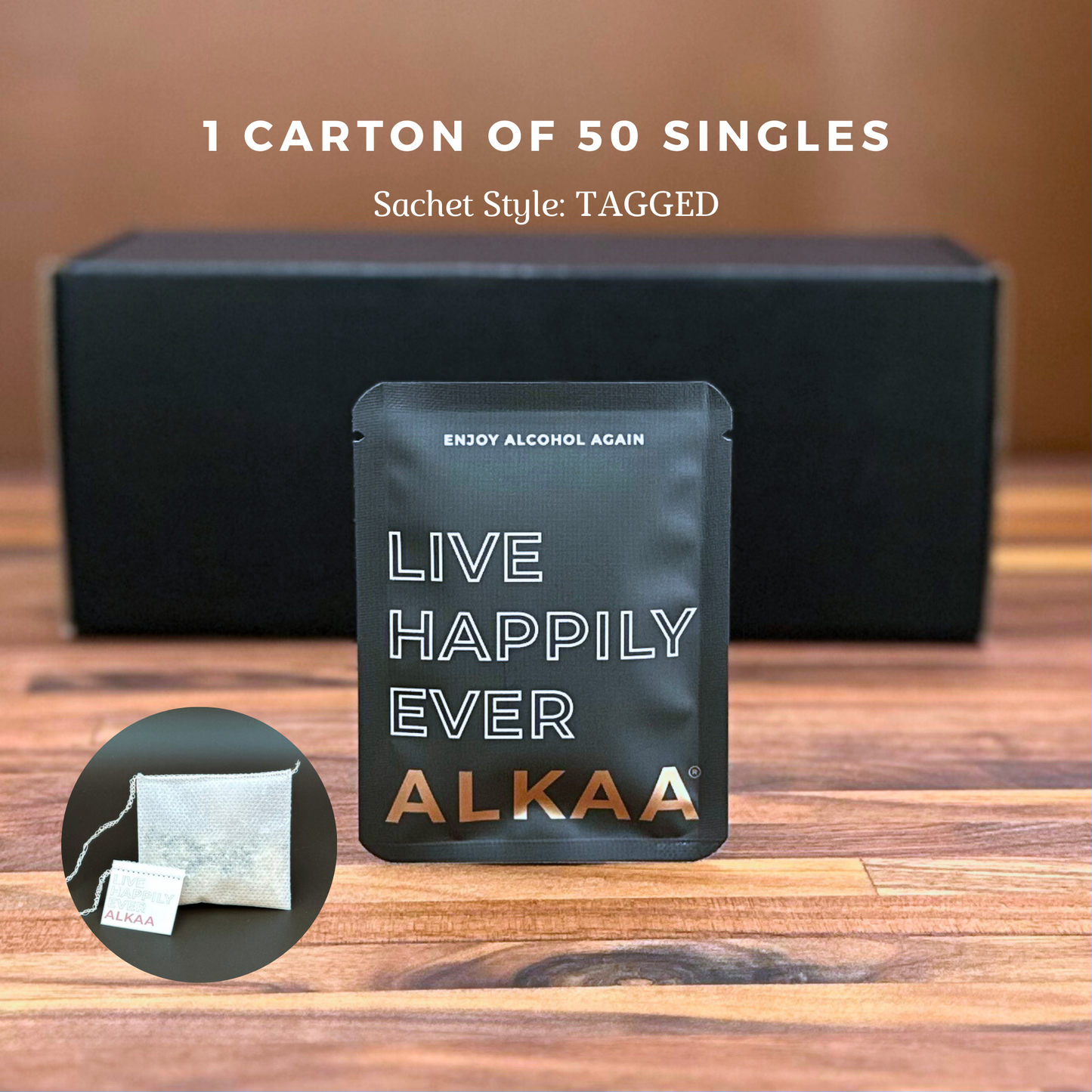 ALKAA Tagged Singles | Carton of 50