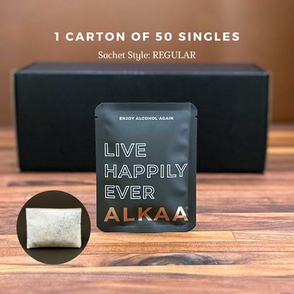 ALKAA Singles | Box of 50 Regular Sachets