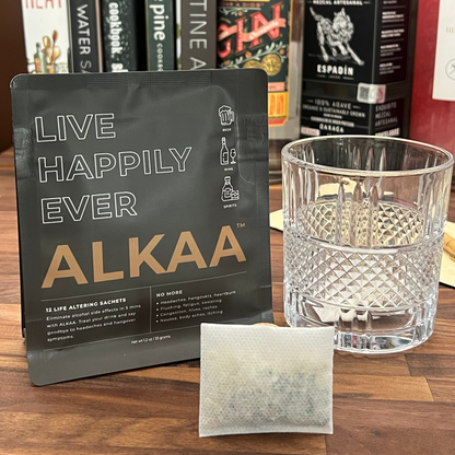 ALKAA Regular Sachets: "Wine Filter" For ANY Alcohol (Resealable Pouch)