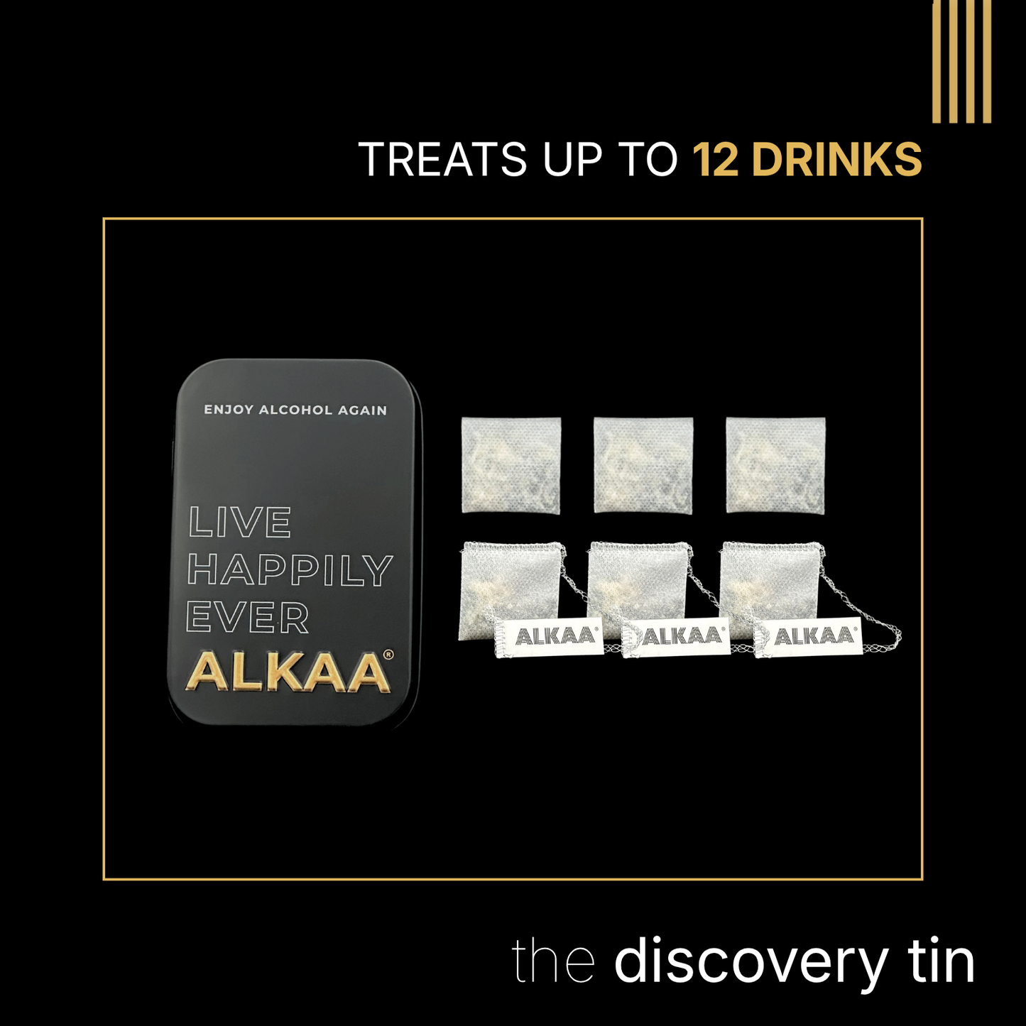 ALKAA Discovery Tin -1 Tin, 2 Sachet Styles - Treat 12 Drinks
